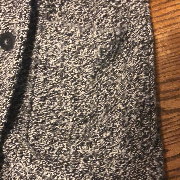 Free People long wool blend double breasted coat - Picture 3 of 9